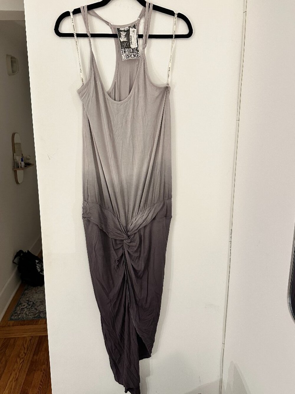 Ombré Front Twist Dress NWT